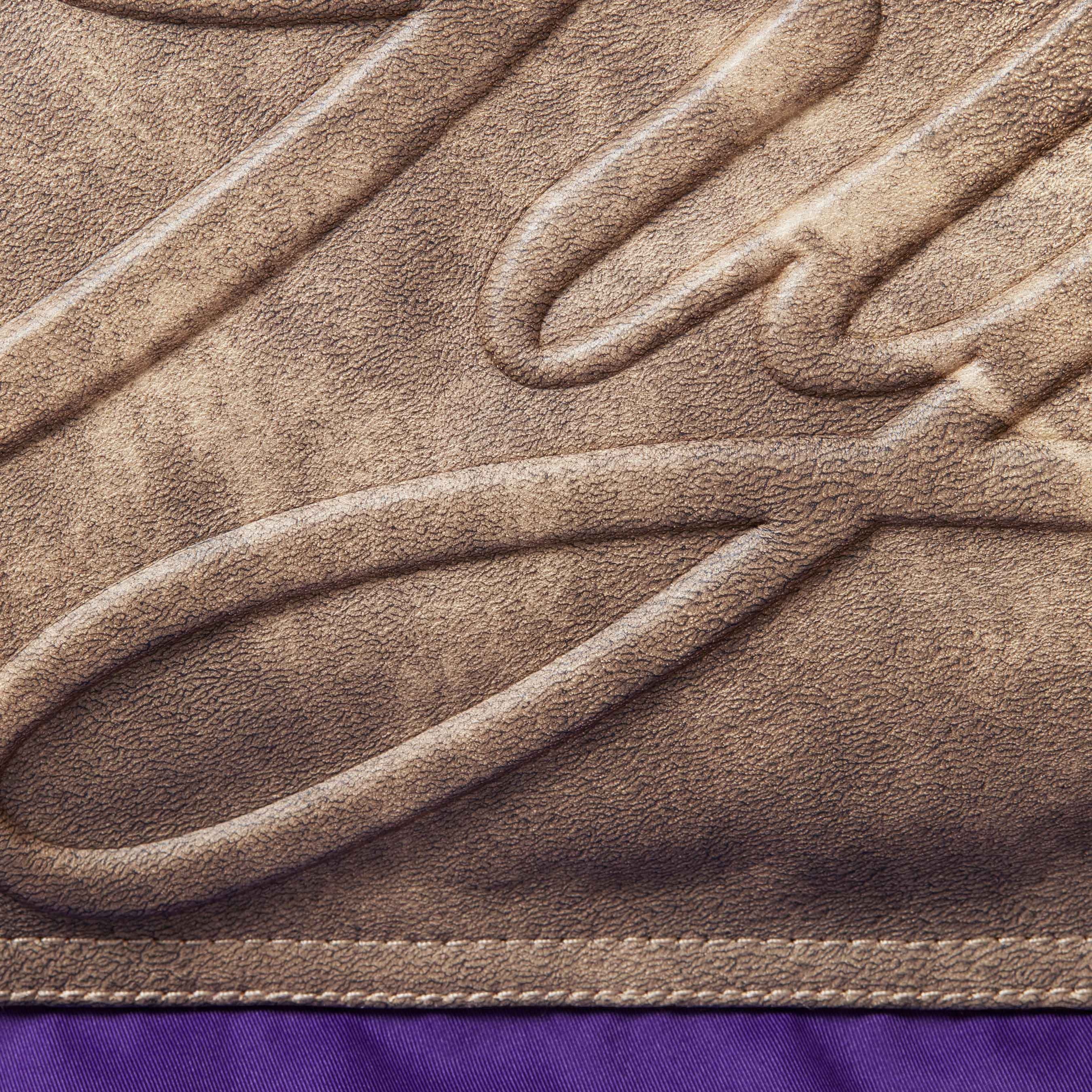 Leather Yoke Puffer Jacket view 8